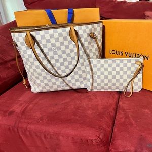 Louis Vuitton Neverfull MM Damier Azur